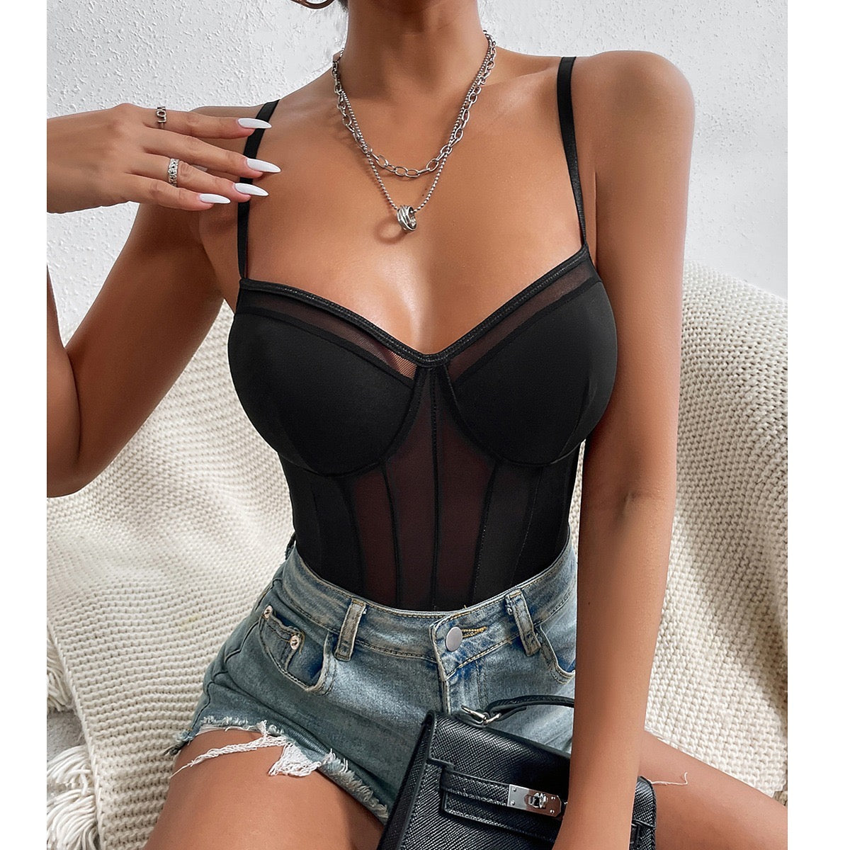 Sexy Mesh bodysuit