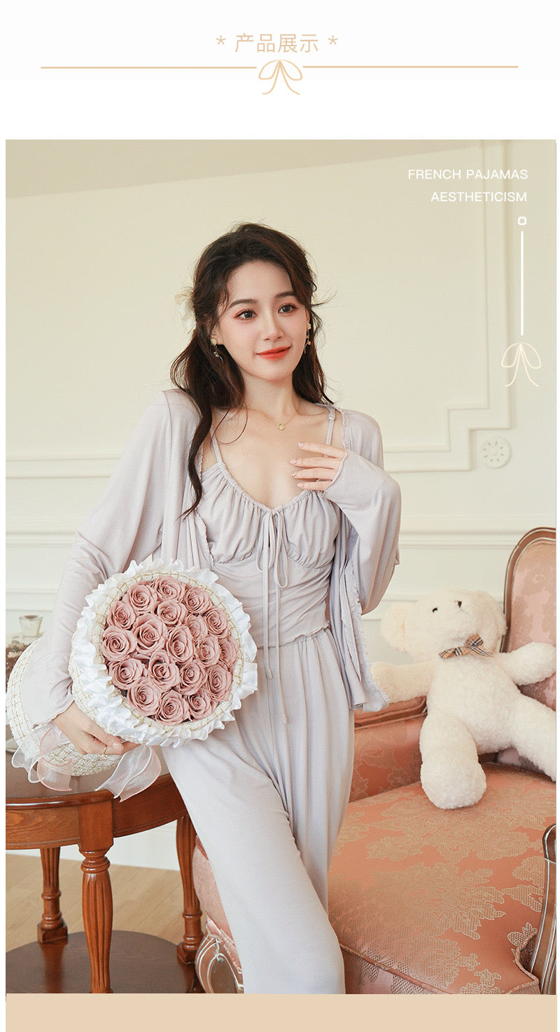 Modal three piece home clothes