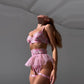 Embroidered sexy lingerie