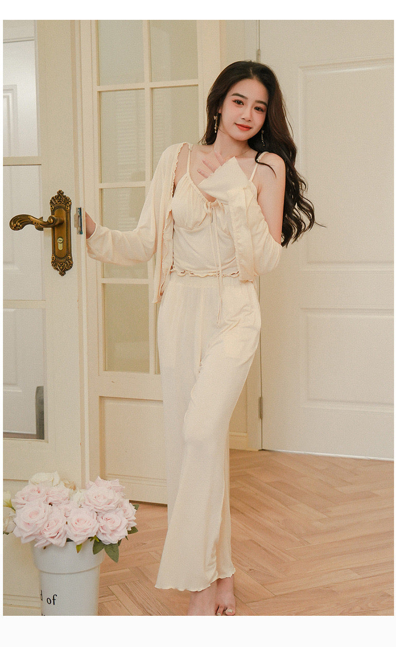 Modal three piece home clothes