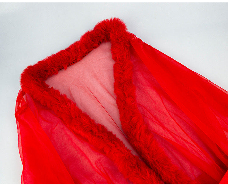 New  Mesh Robe