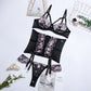 Embroidered girdle lingerie