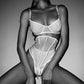 Mesh diamond sexy lingerie