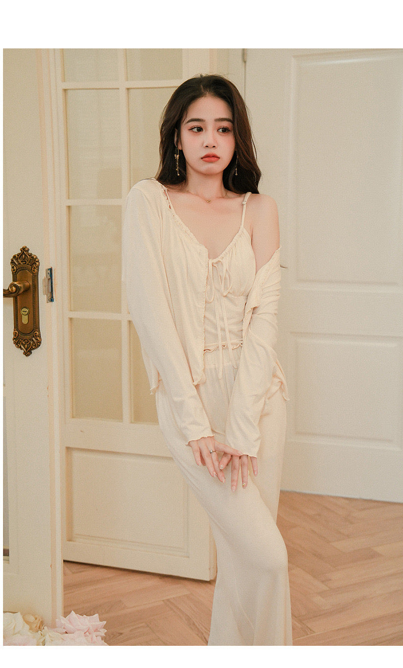 Modal three piece home clothes